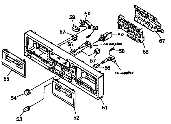 Front panel parts