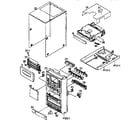 Panasonic SAV-C10 cabinet parts diagram