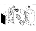 Panasonic SBVC10 speaker assembly diagram