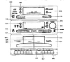 RCA RP8593 cabinet parts diagram