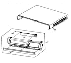 RCA VR610HF cabinet parts diagram