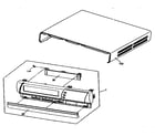 RCA VR672HF cabinet parts diagram