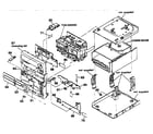 Sony HCD-C33 chassis assembly diagram