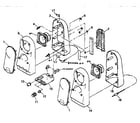 Sony SRS-A60 cabinet parts diagram