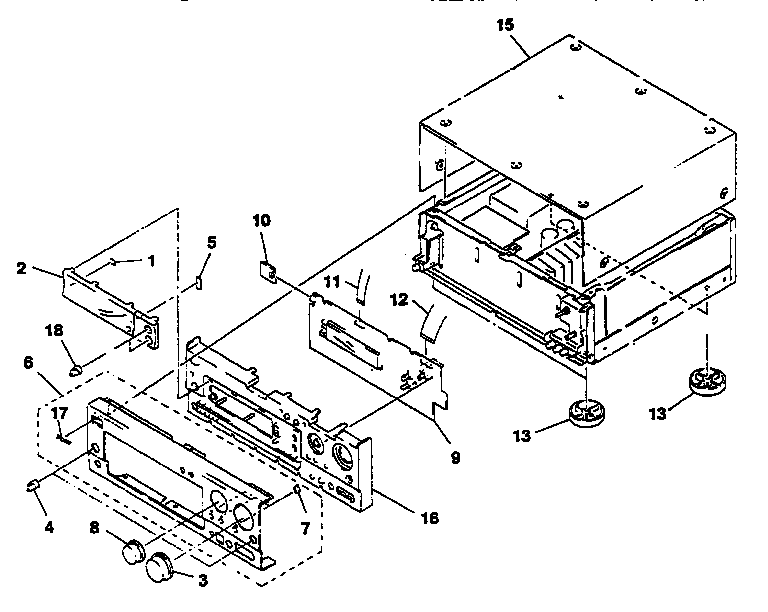 Cabinet & panel assy