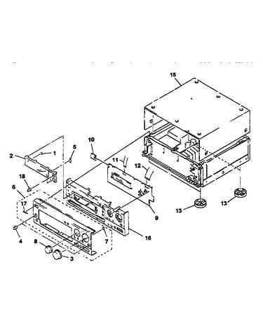 Cabinet & panel assy