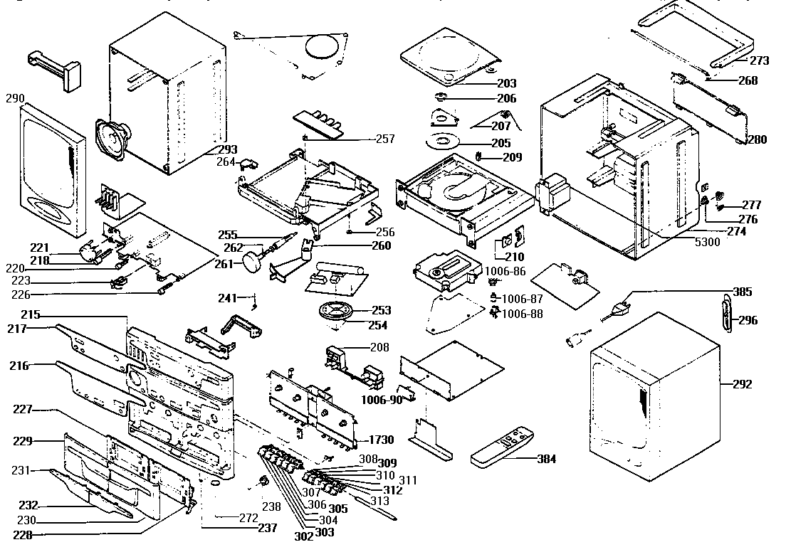 CABINET PARTS