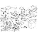 Magnavox AZ9440 cabinet parts diagram