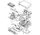 Hitachi VT-F482A cabinet diagram