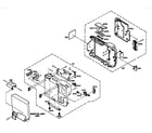 JVC GRSV1U cabinet parts diagram