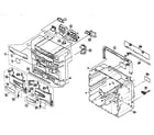 JVC PCXC50 enclosure parts diagram