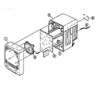 JVC PCX110 speaker box assy diagram