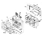 JVC PCX130 cabinet parts diagram