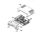 RCA VR674HF cabinet parts diagram