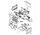 Sharp CMSC333 cabinet parts diagram