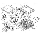 Sony CSS-B100 speaker parts diagram