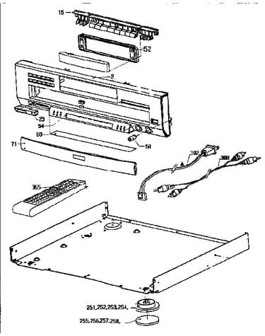Front panel parts