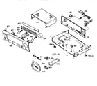 Kenwood KR-A5030 cabinet parts diagram
