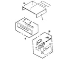 RCA VR501A cabinet parts diagram