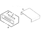 RCA VR721HF cabinet parts diagram