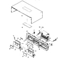 Pioneer CT-W770 cabinet parts diagram