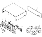 Panasonic SL-PD987 cabinet parts diagram
