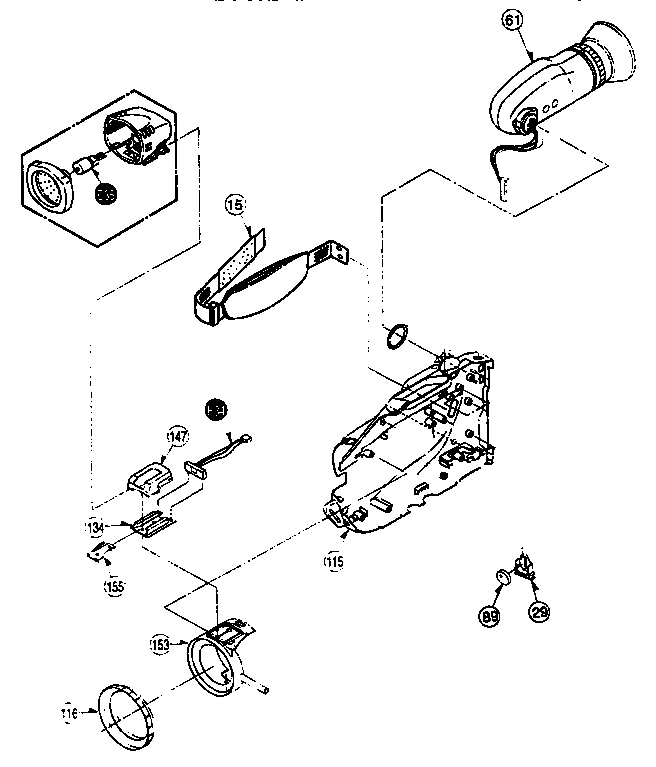 Camera and frame