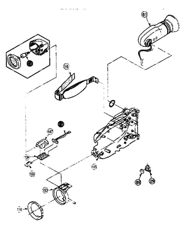 Camera and frame