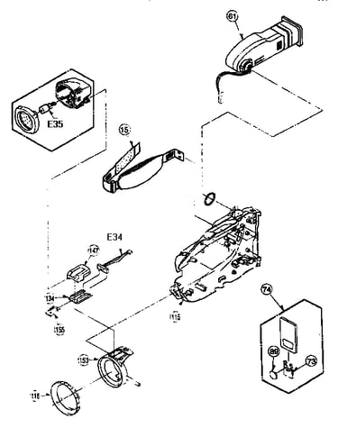 Camera and frame