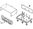Panasonic RSTR252 cabinet parts diagram