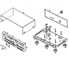 Panasonic RSTR262 cabinet parts diagram