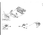 Sony CCD-TR33 cabinet parts diagram