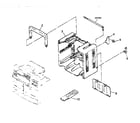 Sony CFD-550 cabinet parts diagram