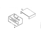 RCA VR603AHF cabinet parts diagram