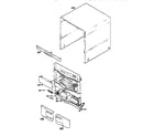 Sharp CDC4400BK cabinet parts diagram