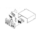 Fisher DAC2415 cabinet parts diagram