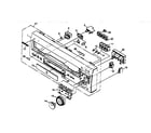 Pioneer CLD-D704 front panel assy diagram