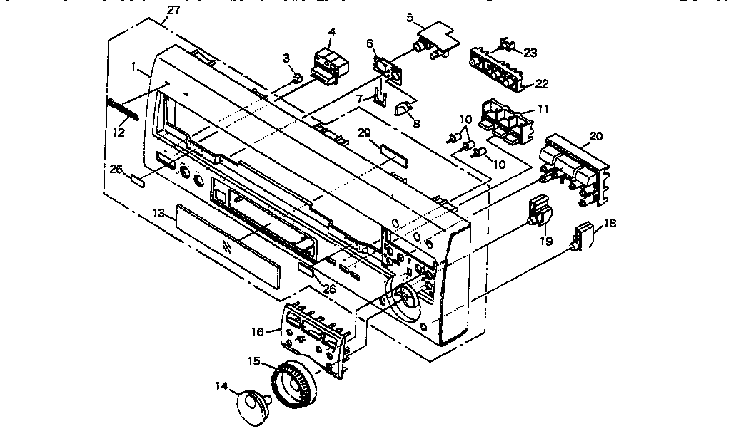 Front panel assy