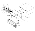 Pioneer PDF904 cabinet parts diagram