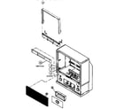 Hitachi 60SX10BA cabinet parts diagram