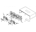 Pioneer CT-W505R cabinet parts diagram