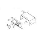 Pioneer PDF605 cabinet parts diagram