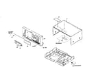 Pioneer PDF705 cabinet parts diagram