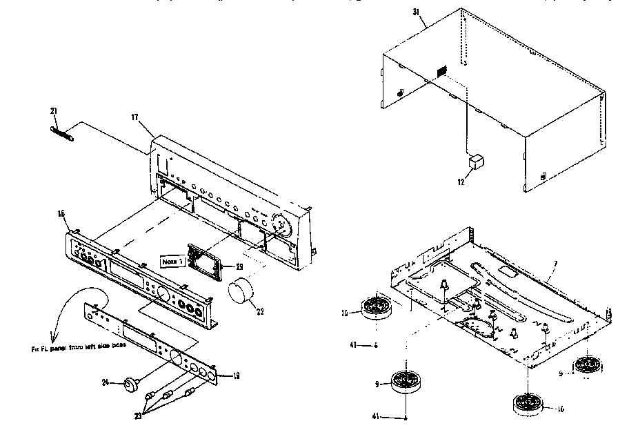 Cabinet parts