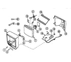 Sony KV-13M31 cabinet parts diagram