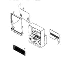 Hitachi 46UX21KA cabinet parts diagram