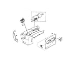 JVC GR-AX310U cabinet parts diagram