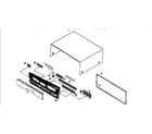 Panasonic SL-MC400 cabinet parts diagram