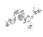 Sony CCD-TR64 cabinet parts diagram