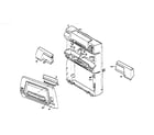 Panasonic SA-CH94M cabinet parts diagram